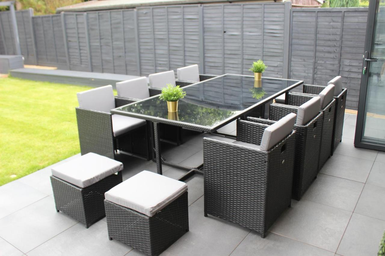 Modern Spacious House - Sleeps 16, Free Parking, Sun Terrace Nuneaton Exteriör bild